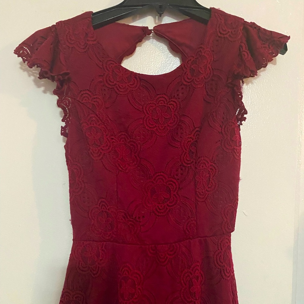 Cabernet Junior fit and flare dress